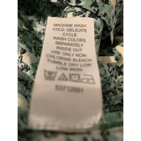 Ellos Womens Maxi Dress Plus Size L 18/20 Green Floral Boho Adjustable Straps - Picture 6 of 6